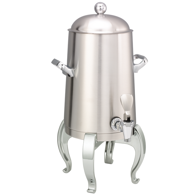 Flame Free™ Thermo-Urn™ 1.5-Gallon Vacuum Insulated Urn with Regal Legs and Domed Lid in Brushed Stainless