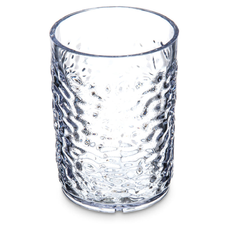 Carlisle 550507 5 Oz Clear Pebble Optic Tumbler Stain Break Chip Resistant
