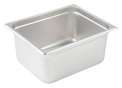 Winco SPJP-206 1/2 Size Steam Table Pan 23 Gauge Stainless Steel Anti-jamming