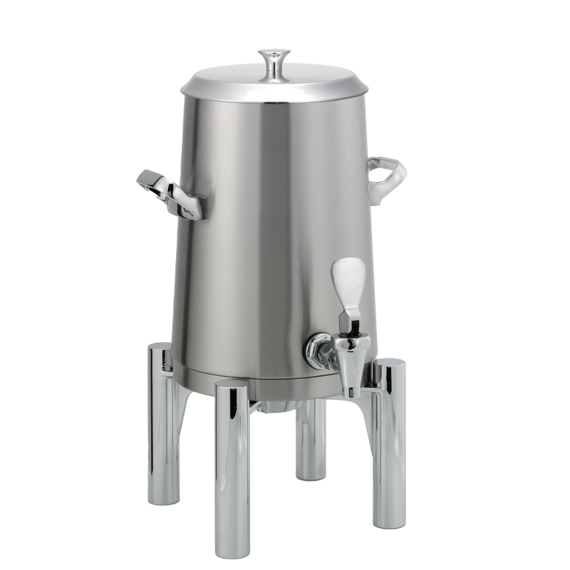 Flame Free™ Thermo-Urn™ 1.5-Gallon Vacuum Insulated Urn with Round Legs and Flat Lid in Brushed Stainless