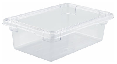 Winco PFSH-6 12 Inch Clear Food Storage Box 3.5 Gallon Polycarbonate