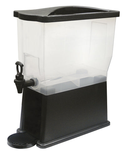 Winco PBD-3 3 Gallon Slim Plastic Beverage Dispenser - Dripless Faucet Catering Service