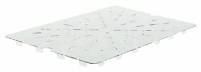 Winco PFSF-DS 13 Inch Drain Shelf Clear Polycarbonate for PFSF and PFFW Series