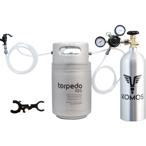 Homebrew Kegging Kit | Ball Lock Keg | Slimline Torpedo Keg