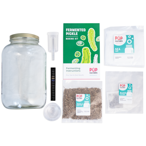Pop Cultures DIY Fermented Pickle Making Kit - Artisan Probiotic Kit