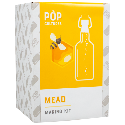 Pop Cultures Artisan Mead Making Kit - Includes Premium Wildflower Honey