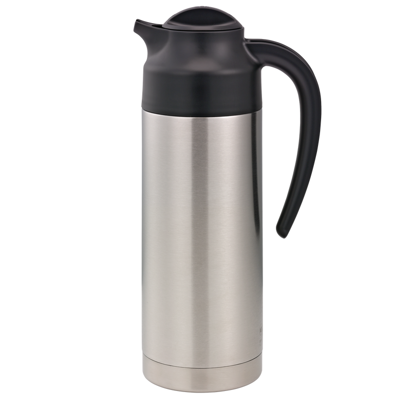 SteelVac® 1-Liter Vacuum Insulated Creamer with Steel Base in Brushed Stainless and Black