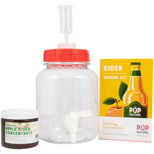 Pop Cultures DIY Hard Cider Making Kit - Complete Equipment Set