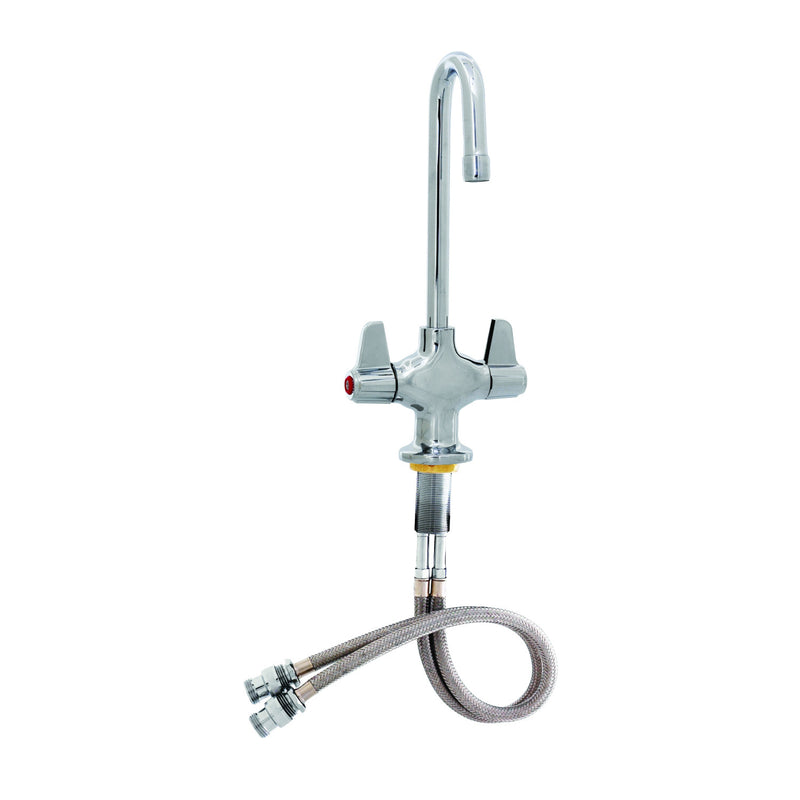 T&S Brass 5F-2SLX03 Equip Single Hole Faucet - 3" Gooseneck