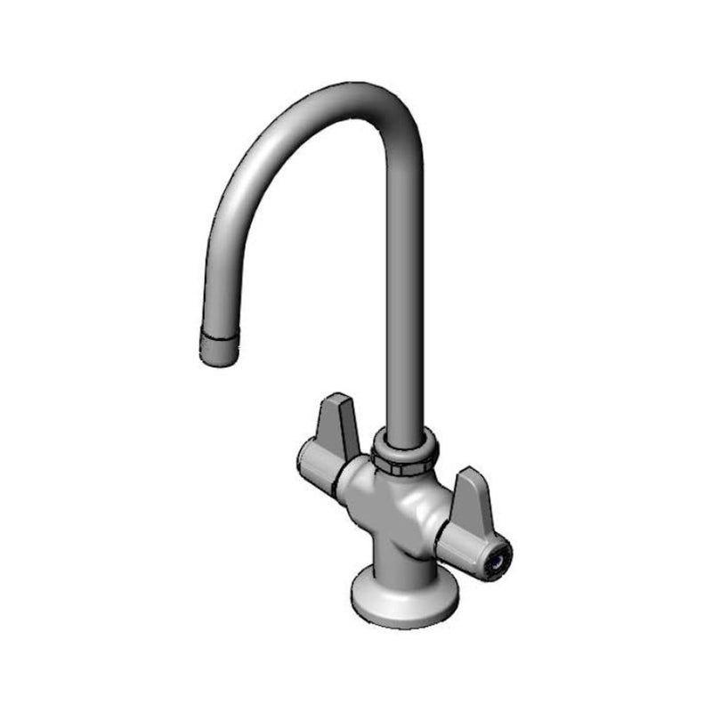 T&S Brass 5F-2SLX05-F15 Equip Single Hole Faucet - 1.5 GPM & Gooseneck