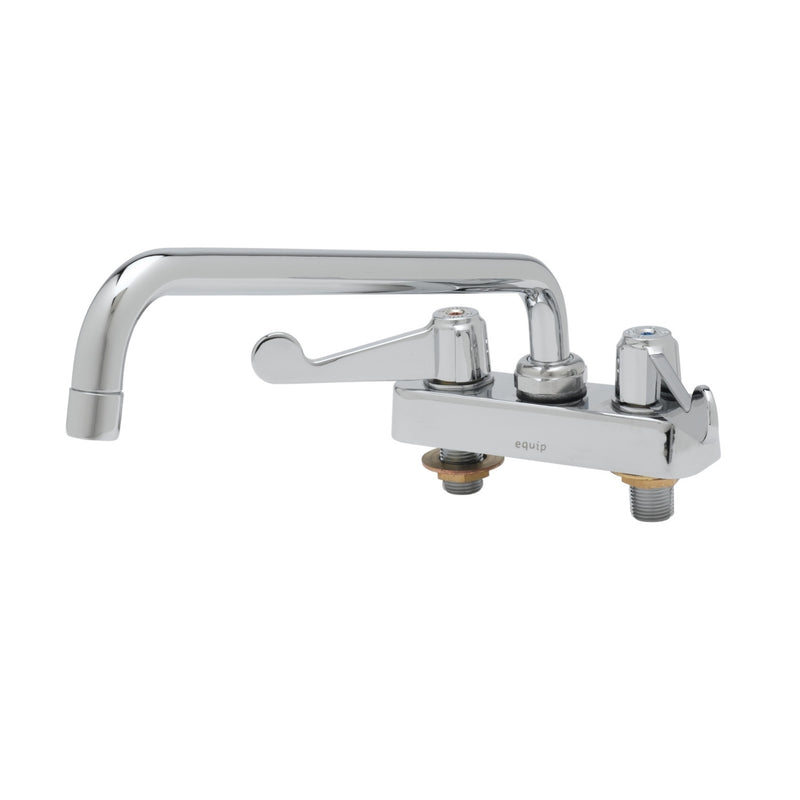 T&S Brass 5F-4CWX10 Equip Workboard Faucet - Wrist Handles & 10" Nozzle