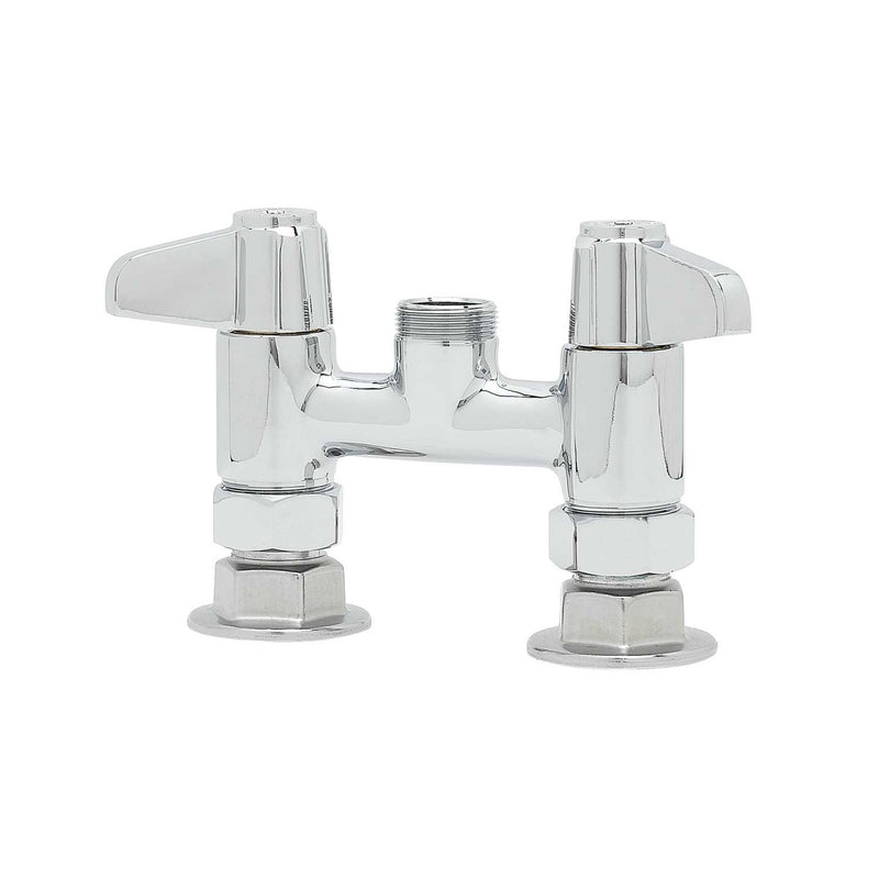 T&S Brass 5F-4DLS00 Equip Deck Mount Faucet Base - 4" Centers