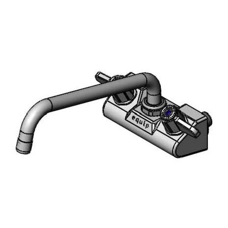 T&S Brass 5F-4WLX10 Equip Wall Mount Faucet - 10" Swing Nozzle