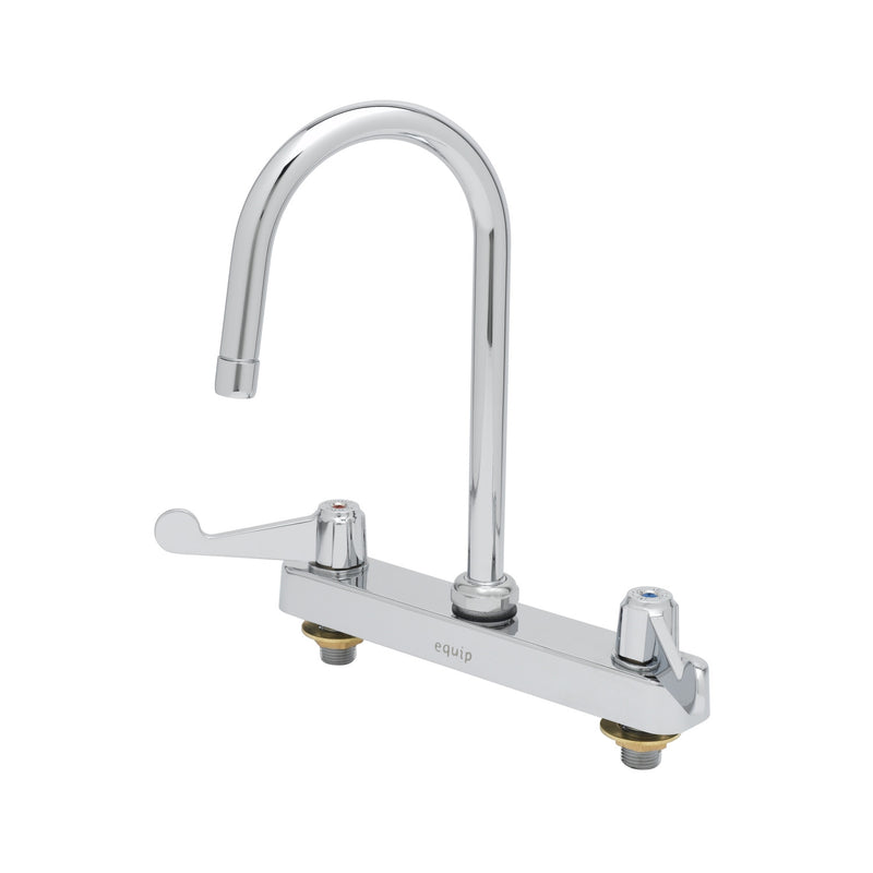 T&S Brass 5F-8CWX05 Equip Workboard Faucet - Gooseneck Spout