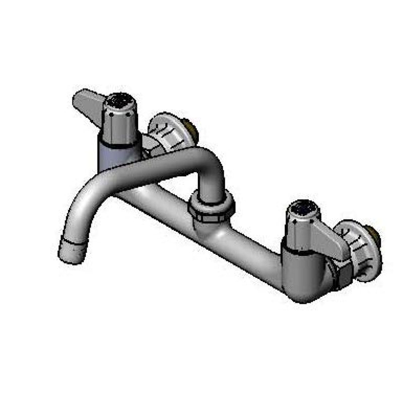 T&S Brass 5F-8WLB06 Equip Wall Faucet - 6" Nozzle & BSPP Inlets
