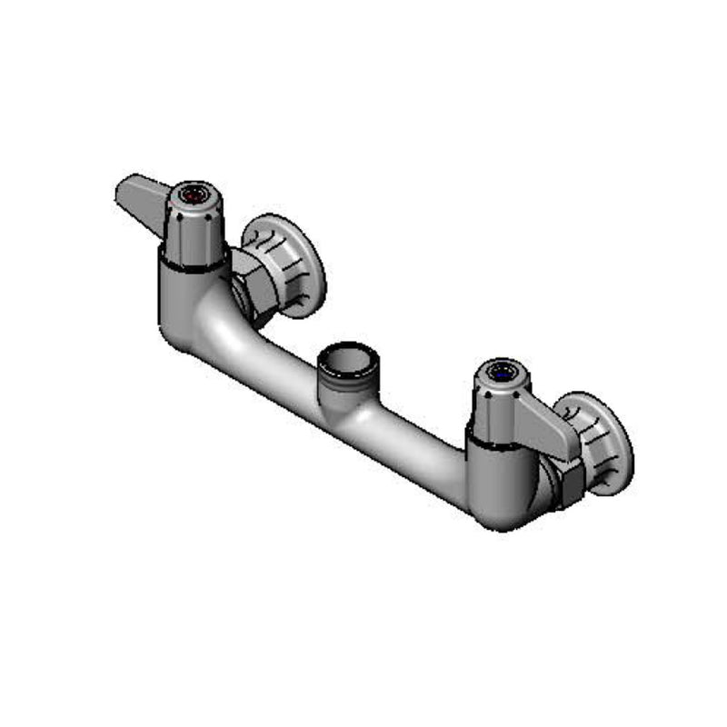 T&S Brass 5F-8WLS00 Equip Wall Faucet Base - Supply Elbow Kit