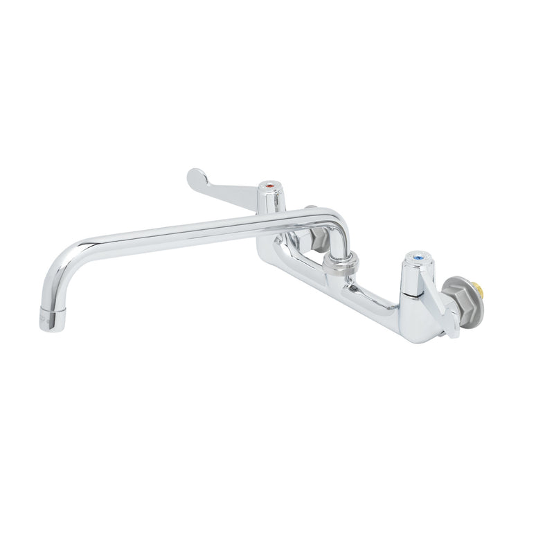 T&S Brass 5F-8WWB12 Equip Wall Faucet - 12" Nozzle & BSPP Inlets