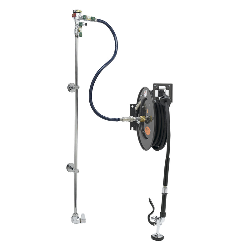 T&S Brass 5HR-232-01XE2 Hose Reel System - Single Temp Wall Mount