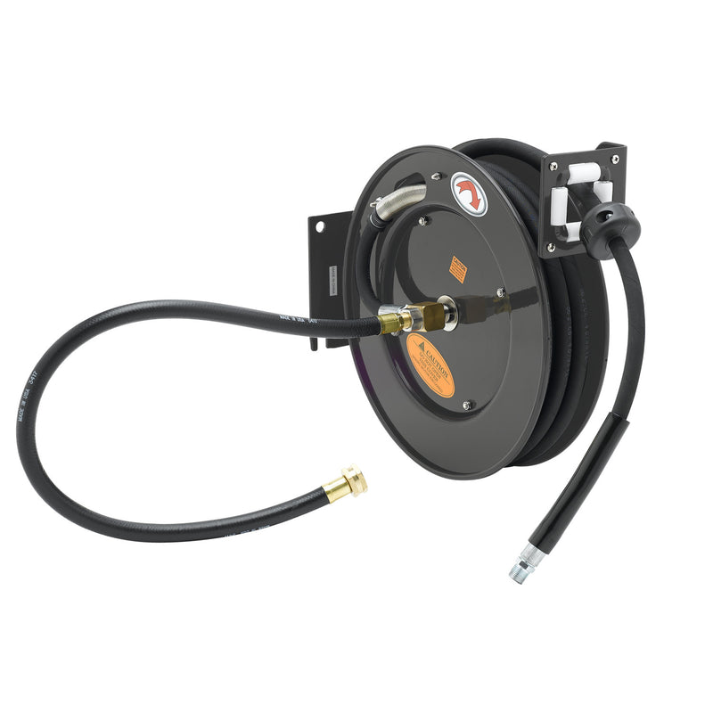 T&S Brass 5HR-242-GH Powder Coated Hose Reel - Connector & Adapter