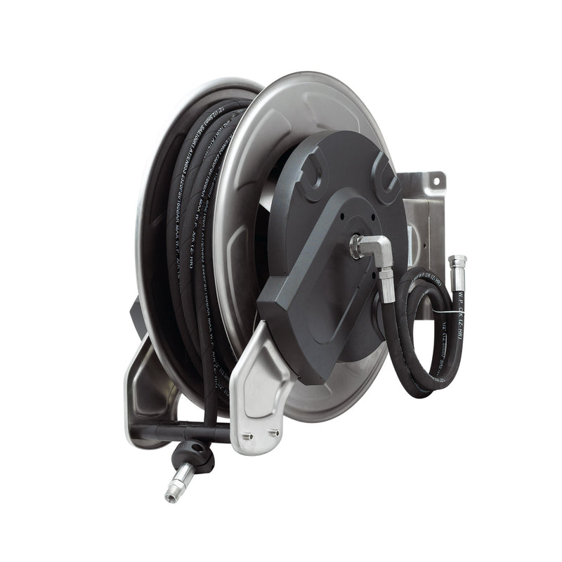 T&S Brass 5HR-351 SS Open Hose Reel - 65' Hose (No Valve)