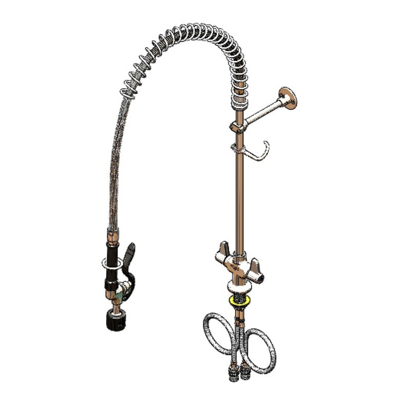 T&S Brass 5PR-2S00-C Equip Pre-Rinse - 1.2 GPM Valve & Single Hole