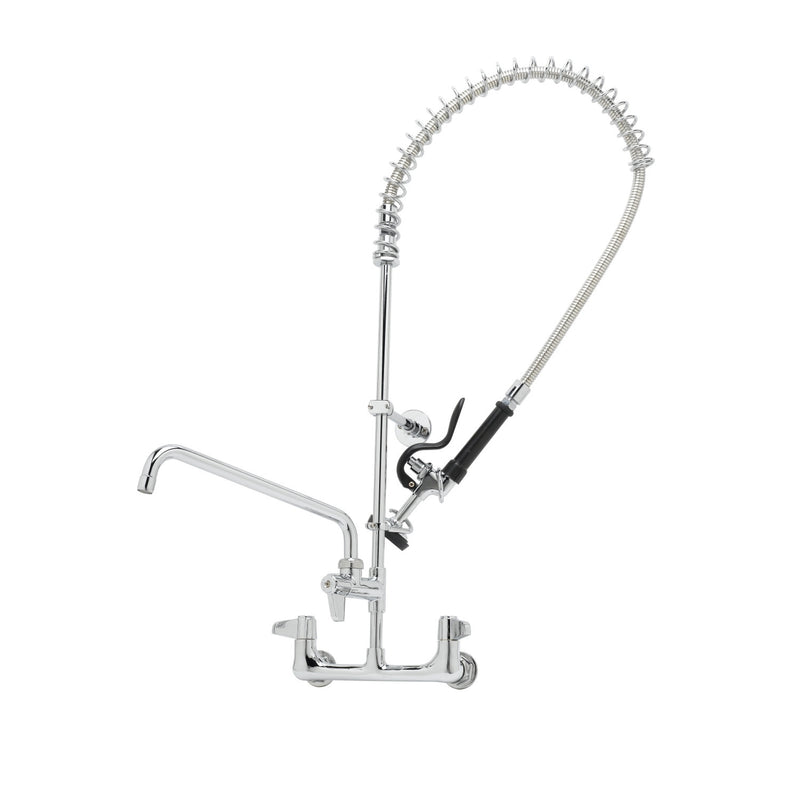 T&S Brass 5PR-8W08 Equip Pre-Rinse - 8" Wall Mount & 8" ADF