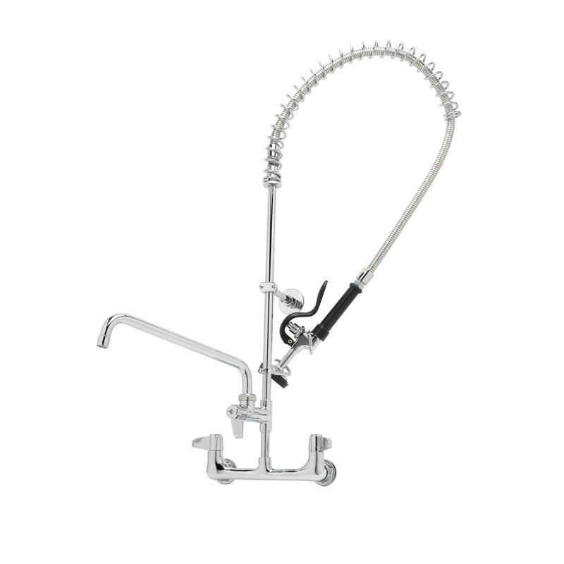 T&S Brass 5PR-8W18 Equip Pre-Rinse - 8" Wall Mount & 18" ADF