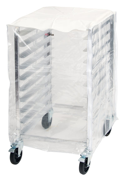 Winco ALRK-10-CV PVC Sheet Pan Rack Cover for 10 Tier Racks Clear