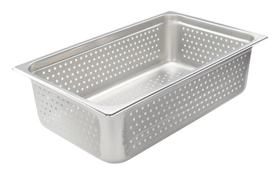 Winco SPJH-106PF 20 Inch Stainless Steel Perforated Steam Table Pan