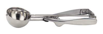 Winco ISS-20 2-1/2 Oz Disher Portioner Round Bowl Stainless Steel with Handle