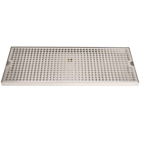 Micro Matic DP-820D-20 20 Inch Drip Tray Trough Surface Mount Stainless Steel with Drain
