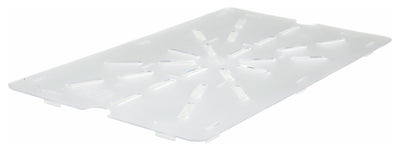 Winco SP71DS 18 Inch Polycarbonate Drain Shelf Fits 12 Inch Food Pans
