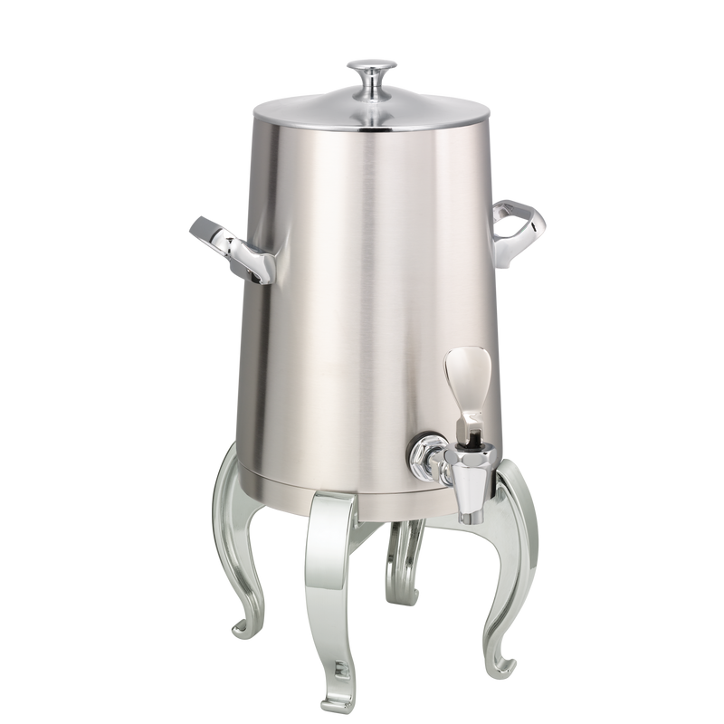 Flame Free™ Thermo-Urn™ 1.5-Gallon Vacuum Insulated Urn with Regal Legs and Classic Lid in Brushed Stainless