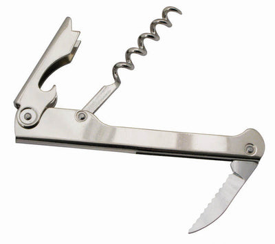 Winco CO-711 Corkscrew Stainless Steel with Natural Finish