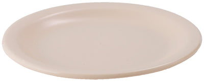Winco MMPR-8 7-7/8 Inch Round Plate Tan Melamine Dishwasher Safe