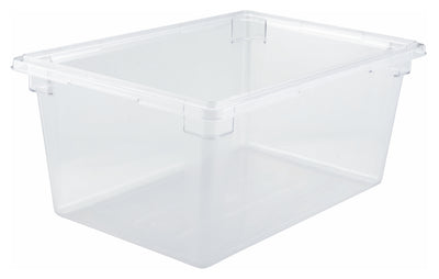 Winco PFSF-12 26 Inch Food Storage Box Clear Polycarbonate 17 Gallon
