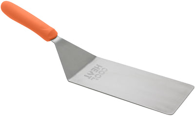 Winco TNH-42 4 Inch Offset Blade Turner Dual Textured Nylon Handle Stainless Steel