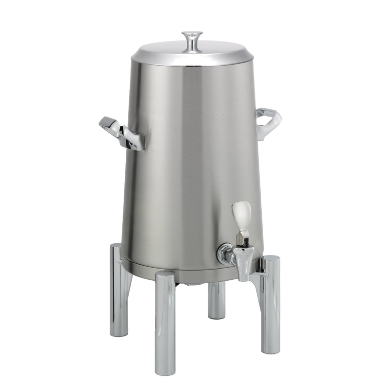 Flame Free™ Thermo-Urn™ 3-Gallon Vacuum Insulated Urn with Round Legs and Flat Lid in Brushed Stainless