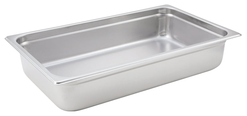 Winco SPJH-104 20-3/4 Inch Steam Table Pan - 22 Gauge Heavyweight Stainless Steel Anti-Jam