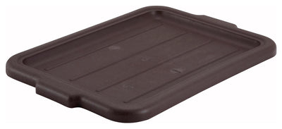 Winco PL-57B 20 Inch Dish Box Cover Brown Polypropylene