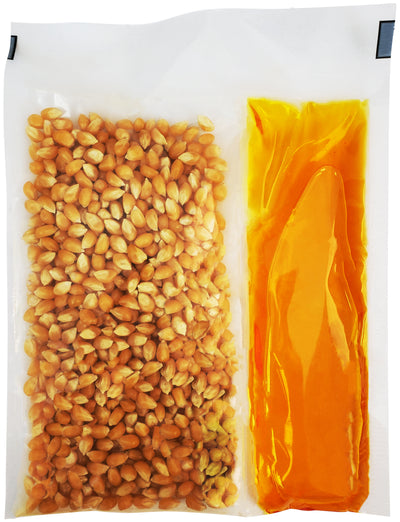 Winco 40004 13 Inch Popcorn Portion Packs 24 Packs Case for 4 Oz Machines