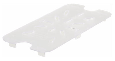 Winco SP79DS 4-1/2 Inch Polycarbonate Drain Shelf with NSF Approval