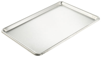 Winco SXP-1318 13 Inch Half-Size Stainless Steel Sheet Pan - 20 Gauge Open Bead