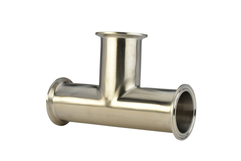 2.5" Clamp Tee (7MP) - T304 Stainless Steel - Wayland Industries - W47MP-25