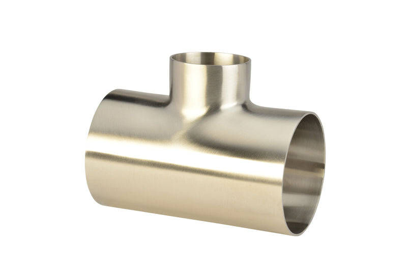 8"x3" Butt-Weld Short Reducing Tee - Polished (7RWWW) - T316L Stainless Steel - Wayland Industries - W67RWWW-8X3-7