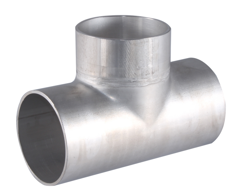 1" Butt-Weld Short Tee - Unpolished (7WWW-U) - T316L Stainless Steel - Wayland Industries - W67WWW-1-1