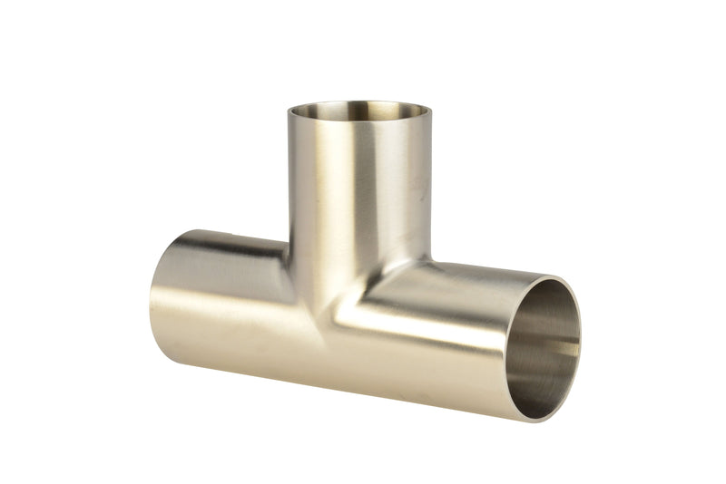 10" Butt-Weld Long Tee - Polished (7W) - T316L Stainless Steel - Wayland Industries - W67W-10-7