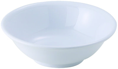Winco MMB-22W 22 Oz Bowl Round Rimless White Melamine Dishware