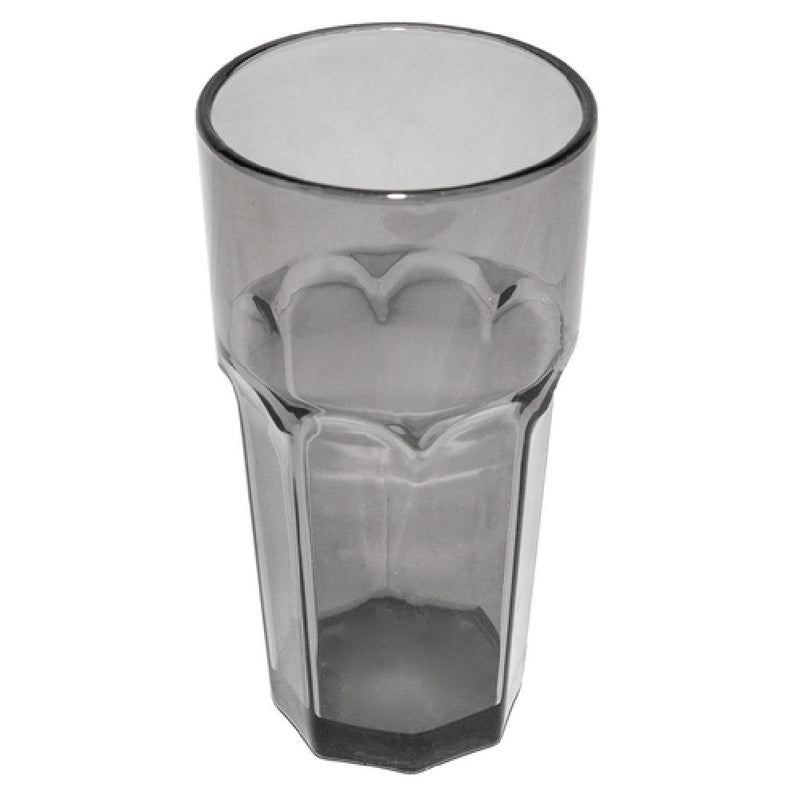 Carlisle 581818 Tumbler 18 Oz Black Smooth SAN Dishwasher Safe Pack 24