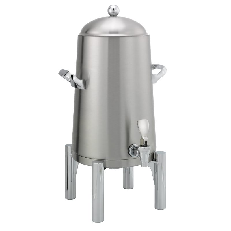 Flame Free™ Thermo-Urn™ 3-Gallon Vacuum Insulated Urn with Round Legs and Domed Lid in Brushed Stainless